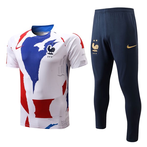 Maglia Francia Set Completo 22/23 Blu Bianco Rosso